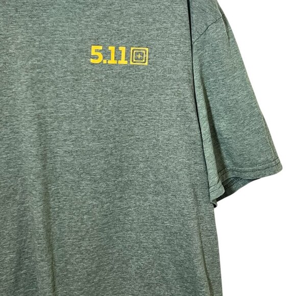 5.11 Tactical Green T-Shirt "Give Me Liberty Or Give Me Death" Graph Size XL - Picture 2 of 5
